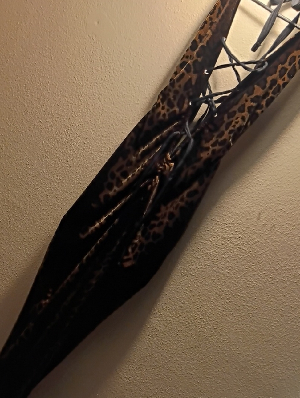 ⭐Gorgeous⭐ Leopard Print Lace-Up Maxi Dress in Black and Brown Split down middle